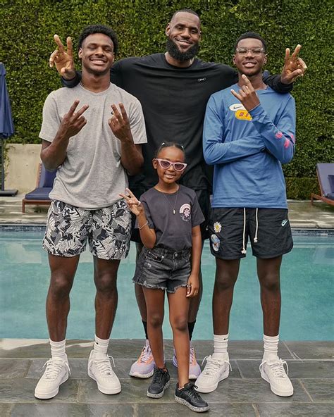 LeBron James' son Bronny James names his top.